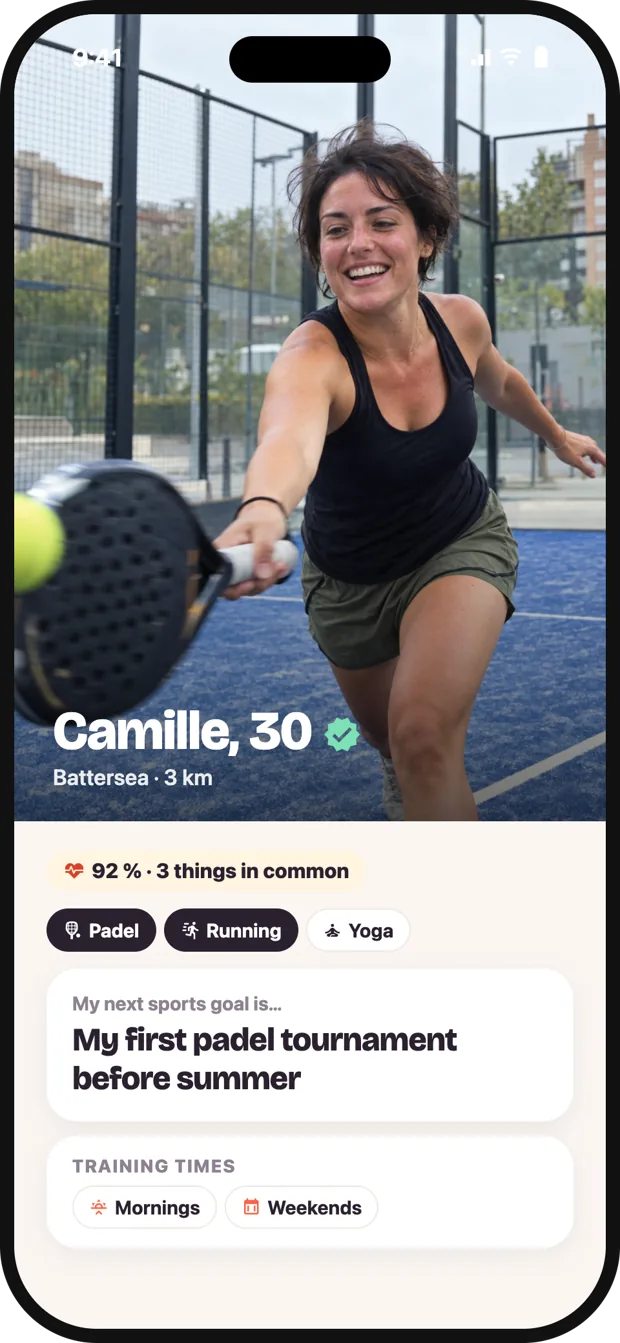 A profile that speaks sport